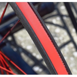 ZTTO Red Bicycle Wheel Rim Strips - 26 inch x 20mm - 2 pack - Alternative to Rim Tape