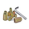 PGMJ 265 Pcs 12 Size M4/M5/M6/M8/M10 Nut Inserts - Zinc