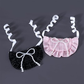 POFET Cat birthday Bandana Cute dog Birthday hat Pet Birthday party supplies Pink birthday costumes for cats and dogs