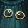 Aneneiceera Boho Geometric Circle Hoop Dangle Earrings Stud Gold Instructions