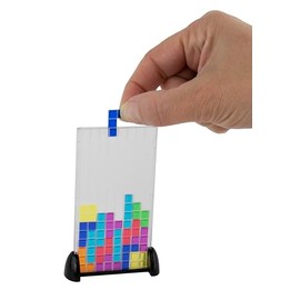 World's Smallest Tetris Board Game | Strategic Puzzle Game | Miniature Game | Portable Travel Gaming Excitement! - Ages 8 and Up