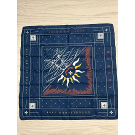 Hurley NEW! Hurley Eyes On The Horizon Bandana Blue Breathable Quick-Dry Lightweight