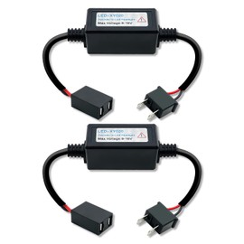 DAMA H7 LED Headlight CANbus Anti-Flicker Error Free/Error Canceller/Flickering Resistor Decoder Conversion Kit | One Pair Deal (H7)