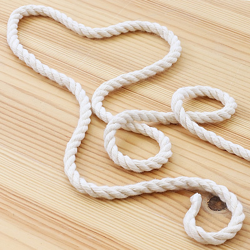 GRÜNTEK Cotton Cord 5 mm, 60 Metres, Binding Yarn, Cord,