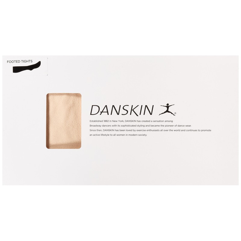 DANSKIN DA971090 Women's Footer Tights, Fresh Beige
