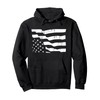 Upside Down American Flag SOS Distress Pullover Hoodie
