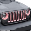 JeCar Front Grill Inserts & Headlight Trim Cover Exterior Accessories