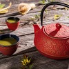Restaurantware-30 Ounce Japanese Teapot, 1 Enamel Coated Japanese Tea Kettle