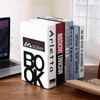 DUBUOZA Set of 4 Bookends Black and White Bookends Metal