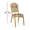 iEventStar Stretch Spandex Glitter Shiny Metallic Dining Chair Cover for