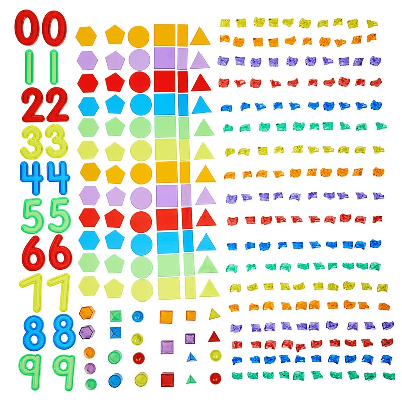 Excellerations Light Table Math Bin - 296 Pieces