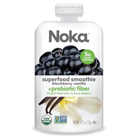 NOKA Organic Blackberry Vanilla Superfood Smoothie, 4.22 OZ