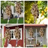 Lifreer Woodpecker Bird Scare Devices, 2PCS Owl Shape Reflective Deterrents