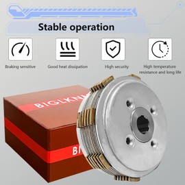 BIGLKNM Clutch Kit for Honda Rebel 250 CMX250/C/X, Heavy Duty Springs Driver Complete Clutch Disc Plate Kit for 1985-2016 Nighthawk 250 CB250 1991-2008