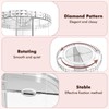Rosoenvi Rotating Makeup Organizer, 360° Spinning Skincare Organizers, Adjustable Layer