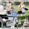 HINATAA Buggy Pram Organiser, Baby Pram Bag with 2 Drink