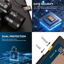 ByteFest SD Card 32GB Pack of 3 Memory Cards SDHC UHS-I Class 10, U3, V30, A1, Full HD Video, Memory Card for Camera (32GB, 3 Pack)