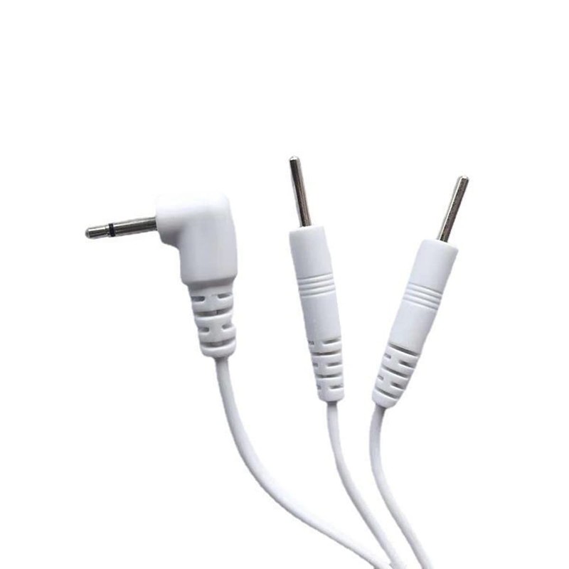 TENS Wire Cable Connector DC 3.5mm Pin 2mm Connection for
