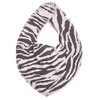 Pippi Babywear Girls' Triangular Bib with Motif, cream zebra, Unit