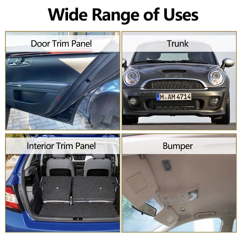 Pack of 50 Trim Clips Mounting Clips Suitable for Volkswagen,