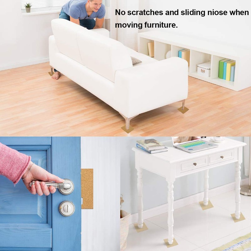 Blisstime 36 Self-Adhesive Cork Sheets 4"x 4" for DIY Coasters,