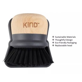 Casabella KIND Palm Brush with holder (Perfect Dish scrubber)