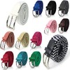 glomy * Braided Elastic Belt for Boys and Girls Women