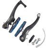 Chooee Mountain Bike Linear V-Brake, Bicycle Front/Rear V-Brake,1 pair,black/blue