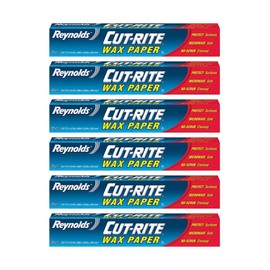 Reynolds Cut Rite Wax Paper, 75 Sq Ft (Pack of 6)