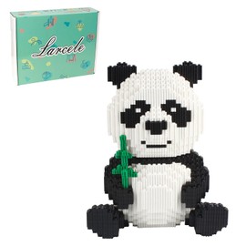 Larcele Panda Building Blocks, Toy Bricks, Animal Building Blocks, 7812 Pieces, KLJM-02 - Reusable
