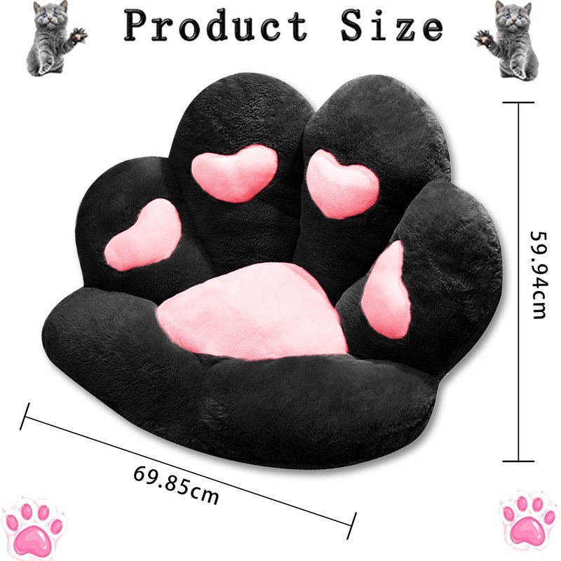 Firecos Cat Paw Cushion, Seat Cushion for Chair, Plush Cushion
