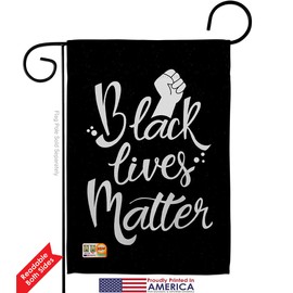BLM Solidarity Backyard Decor Support Our Troops Banner Pack Wall Art Flag Room Decorations Indoor Outdoor Tapestry Yard Signs Black History Month BLM African Americans Heritage Made in USA