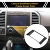 REPAIROCK 1 Pcs Central Dashboard Meter Frame Cover Trim for