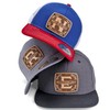 CityLocs Custom Initials Hat with Engraved Leather Patch - Letter: