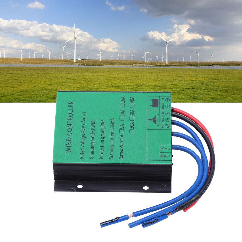 Wind Turbine Generator Controller 1000W Efficient PWM Charging IP67 LED