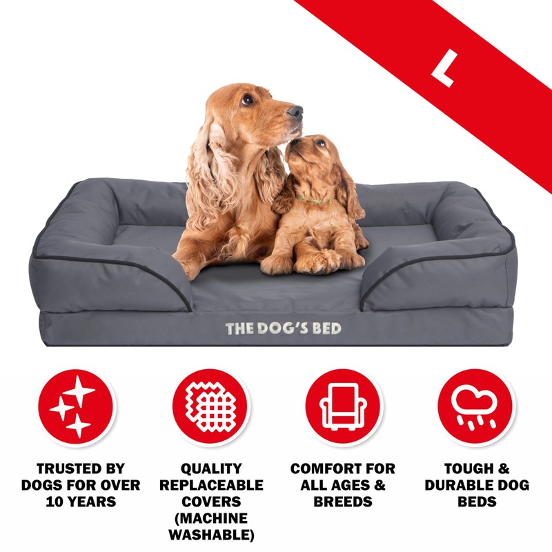 The Dog’s Bed, Orthopedic Standard Foam Waterproof Dog Bed with