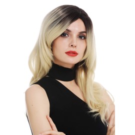 WIG ME UP - TYM-1191-MT-4TT613C wig women's wig monofilament long layered wavy parting ombre brown light blonde blonde