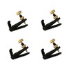 Jiayouy 4Pcs Violin Fine Tuners 3/4-4/4 String Adjuster Fine Tuner