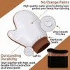 Tanning Mitt and Fake Tan Brush Set, Reusable Applicators for