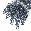 qiipii 5300PCS 3mm Crystal Ink Blue Resin Rhinestones for Crafting