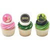 Wicked Cupcake Rings With Glinda And Elphaba, 24 Cupcake Toppers