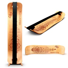 4Balancing Balance Trainer for Adults - Slackboard Standing Desk Balance Board and Home Workout Equipment, Balance Trainer for Yoga, Strength, Coordination, Concentration - Scandi