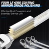 DISEN Extra Long Flex Head Ratcheting Wrench set, 6Pcs Double