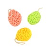 3piezas Esponjas Baño Forma Panal Amarillo Verde Naranja Ducha Suaves