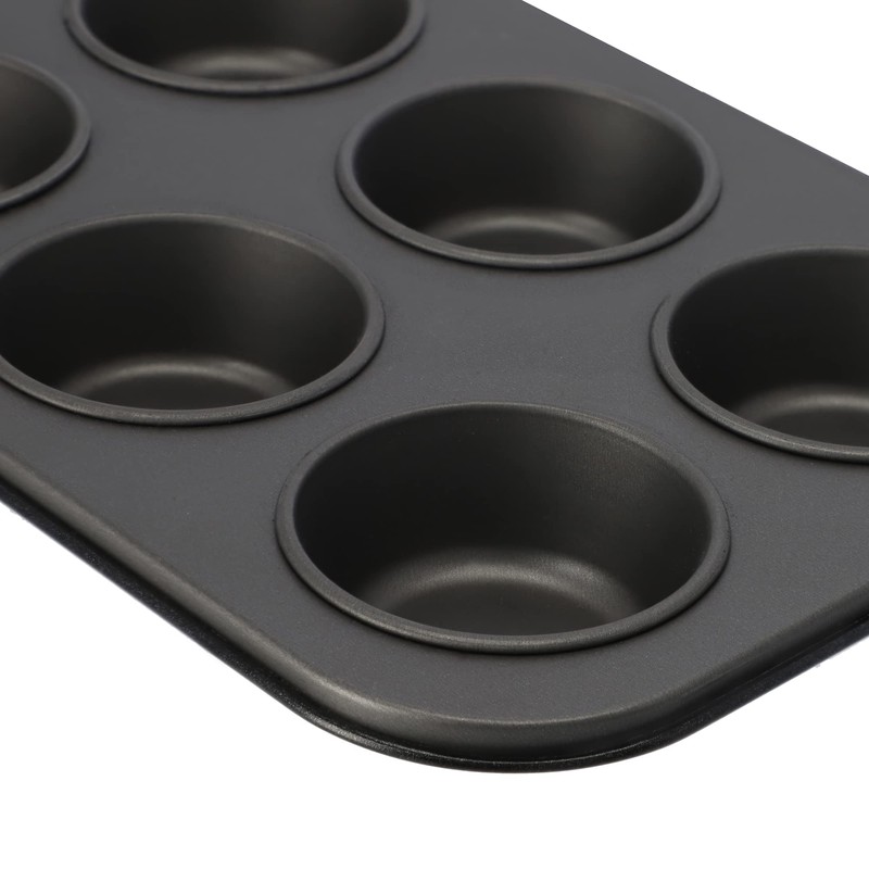 KADAX Muffin Tray, 27 x 19 cm Baking Tray, Non-Stick