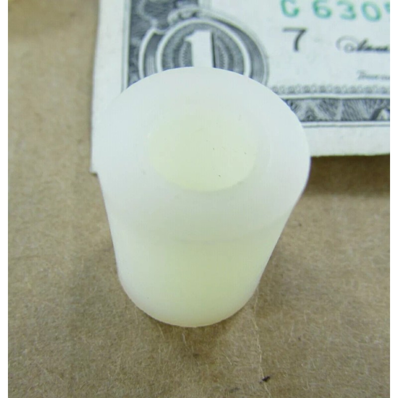 SherrodSurplus Lot 50 Nylon Spacers 1/2" OD x .258" ID