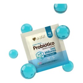 Gomitas Con Probióticos Lactobacillus Acidophilus Ga Tlali 1,000 Millones Ufc Por Porción Suplemento De 10 Gomitas Sabor Frutos Con Grenetina, Sin Glu