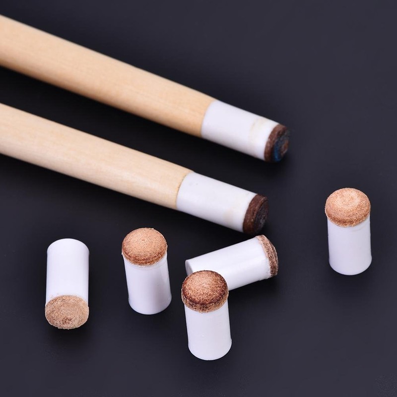 Billiard cue tips, billiard attachment tips, cue tips pool cue