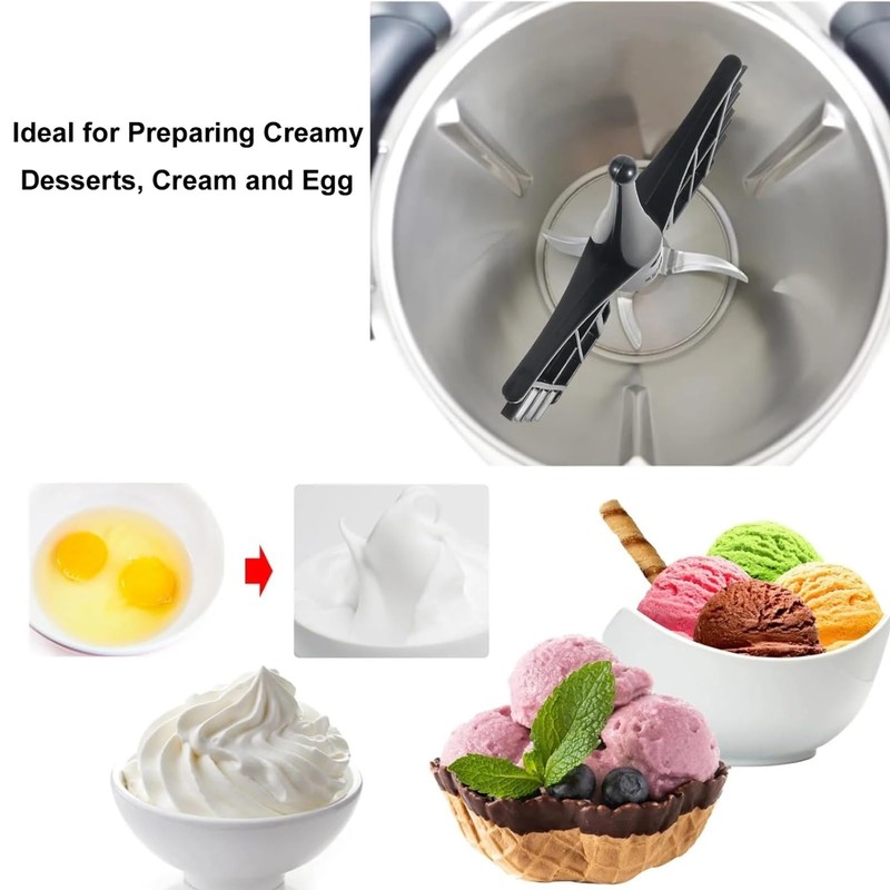 Whisk for Monsieur Cuisine Connect and Smart Butterfly Mixes for
