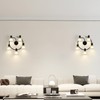 KEESFU 5-Light Kitchen Flush Mount Ceiling Light，Modern Round Track Lighting
